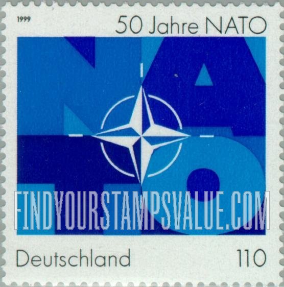 FindYourStampsValue: NATO, 50th Anniversary