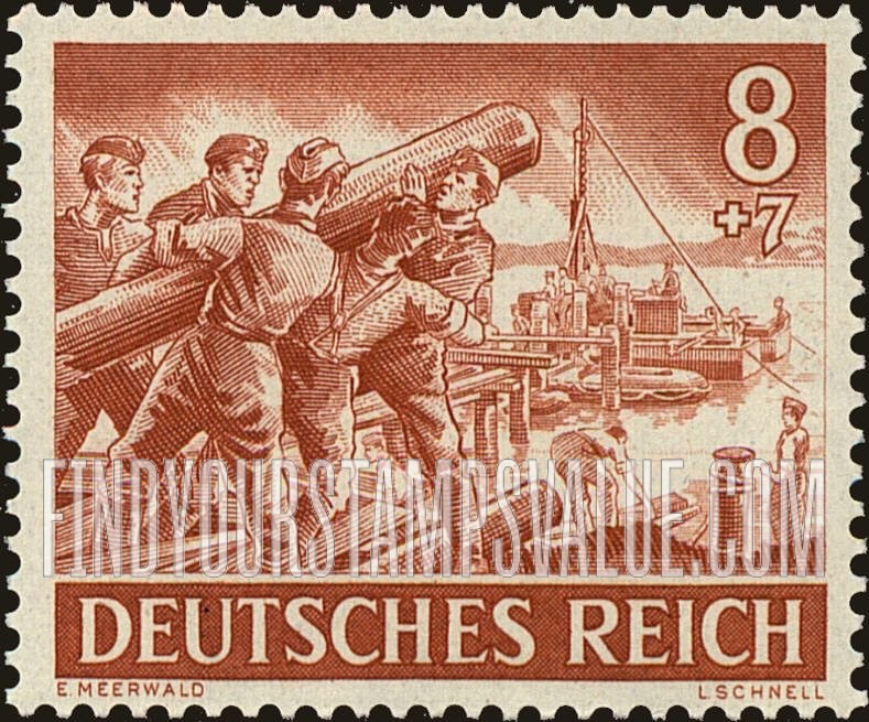 FindYourStampsValue: SEMI-POSTAL - Engineer Corps