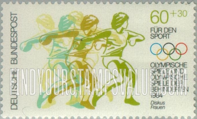 FindYourStampsValue: SEMI-POSTAL - Women’s Discus