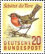 FindYourStampsValue: Protection of Wild Animals and Plants - European Robin