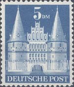 FindYourStampsValue: Historic Buildings - Holsten Gate, Lübeck