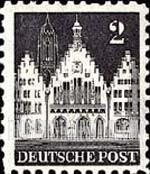 FindYourStampsValue: Historic Buildings - Frankfurt Town Hall