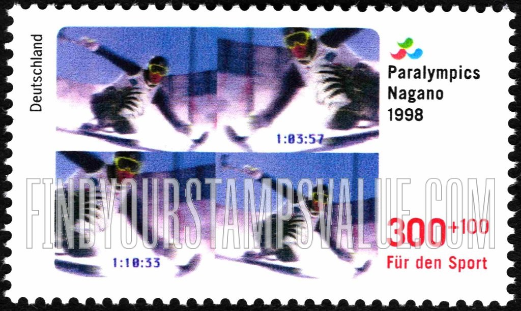FindYourStampsValue: SEMI-POSTAL - Sports: Winter Paralympics, Nagano