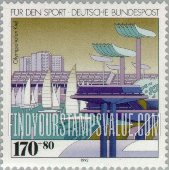 FindYourStampsValue: SEMI-POSTAL - Sports: Olympic harbor, Kiel