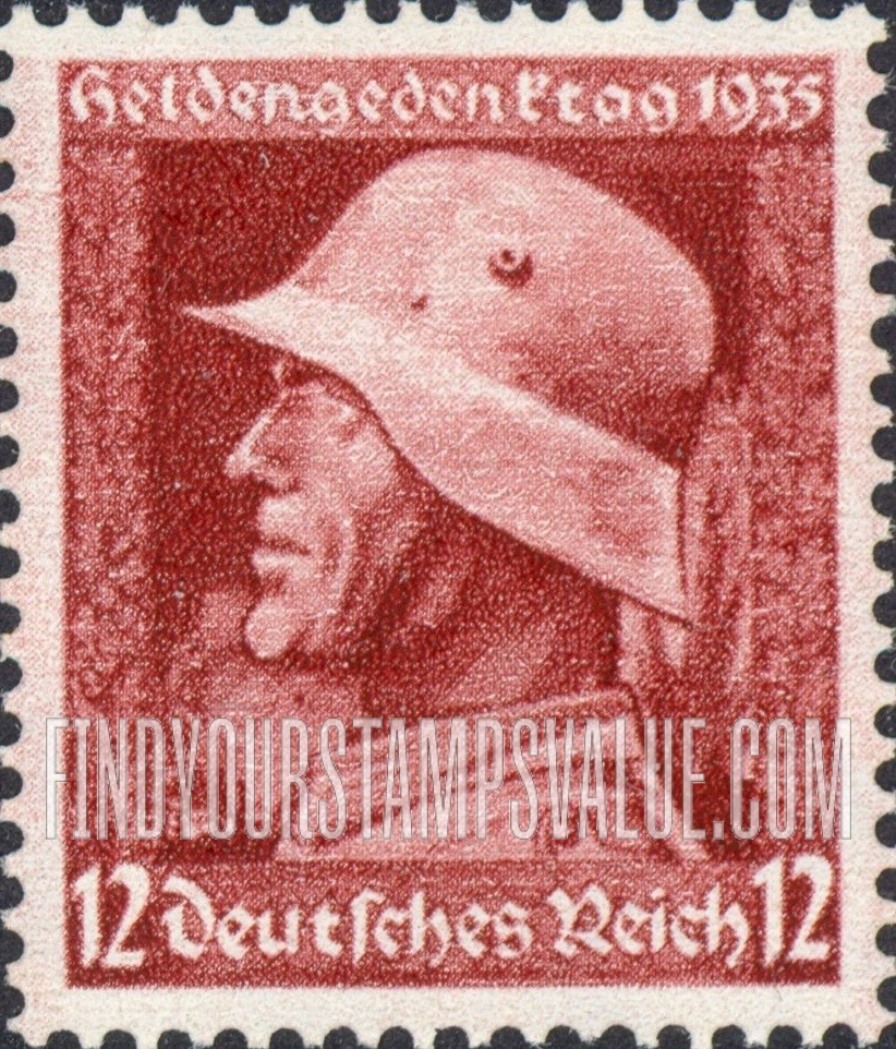 FindYourStampsValue: War Heroes' Day - German Soldier