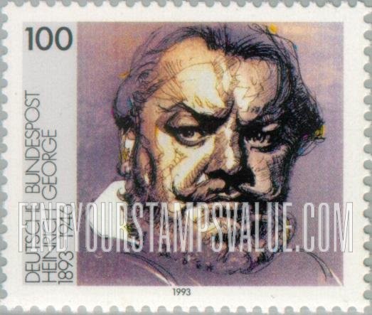 FindYourStampsValue: Heinrich George (1893-1946), Actor