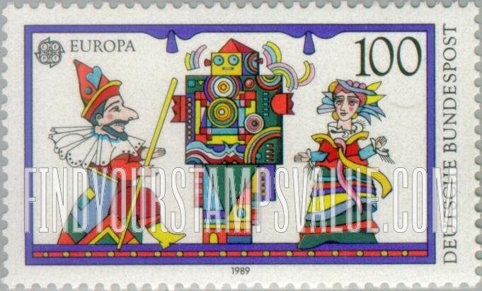 FindYourStampsValue: Europa 1989: Puppets