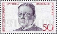 FindYourStampsValue: Birth Centenary of Matthias Erzberger, Statesman
