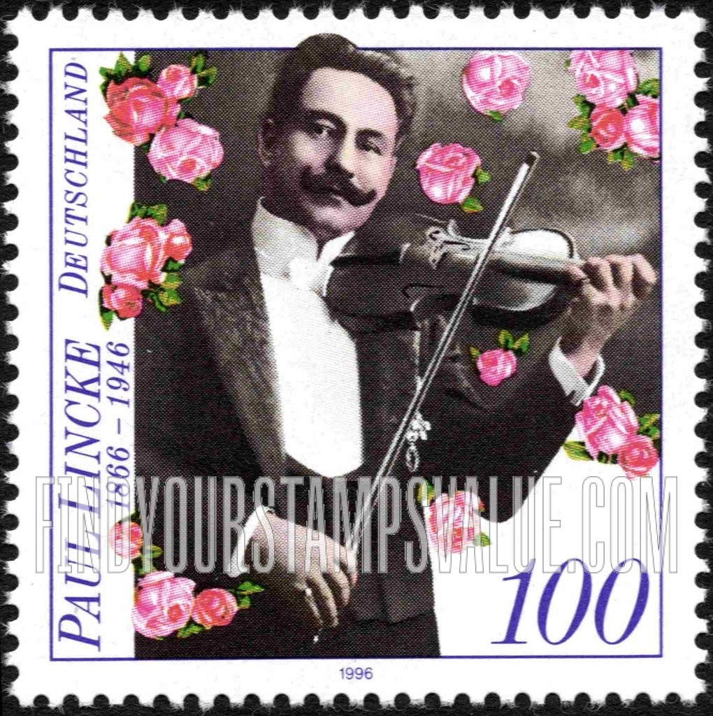 FindYourStampsValue: Paul Lincke (1866-1946), Musician, Composer