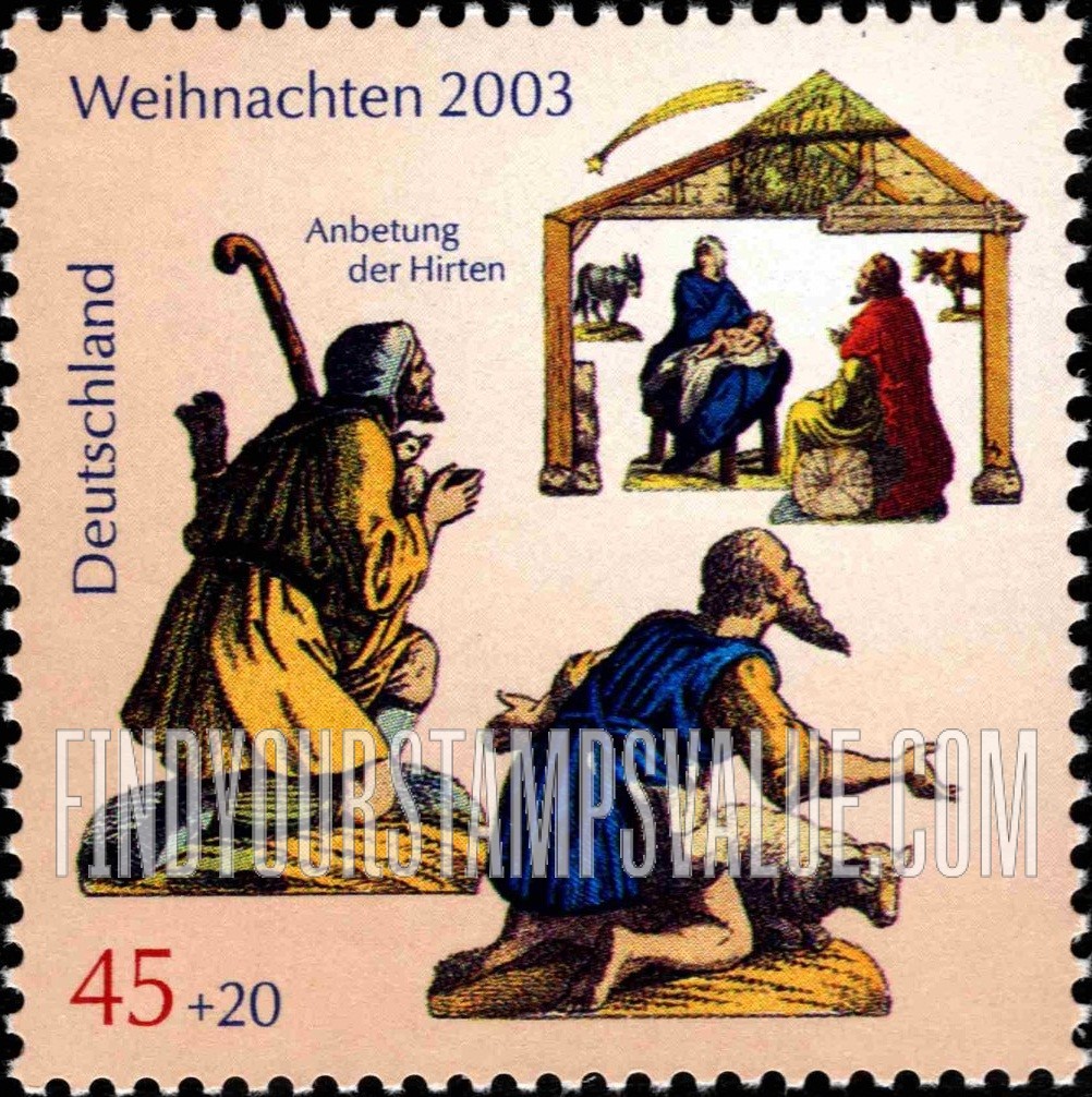 FindYourStampsValue: SEMI-POSTAL - Christmas: Adoration of the Shepherds
