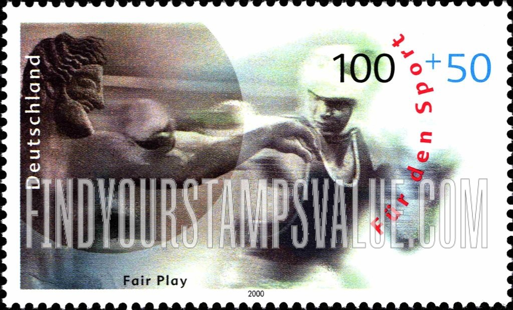 FindYourStampsValue: SEMI-POSTAL - Sports: Swimmer