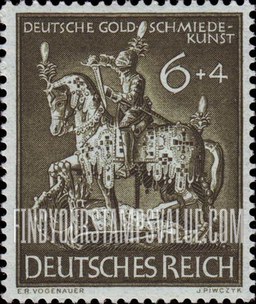 FindYourStampsValue: SEMI-POSTAL - St. George in Gold