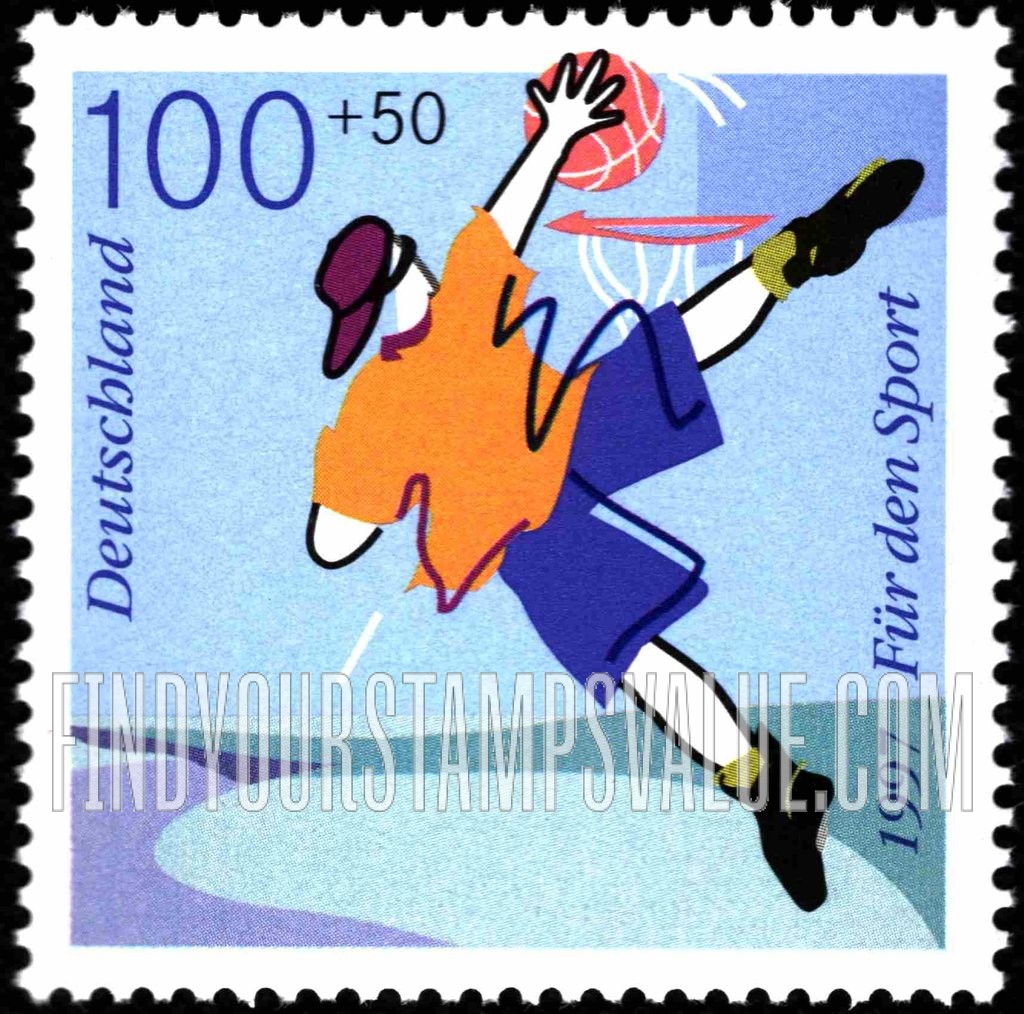 FindYourStampsValue: SEMI-POSTAL - Sports: Streetball