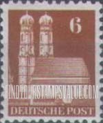 FindYourStampsValue: Historic Buildings - Our Lady's Church, Munich