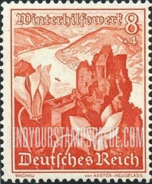 FindYourStampsValue: SEMI-POSTAL - Ruins of Aggstein