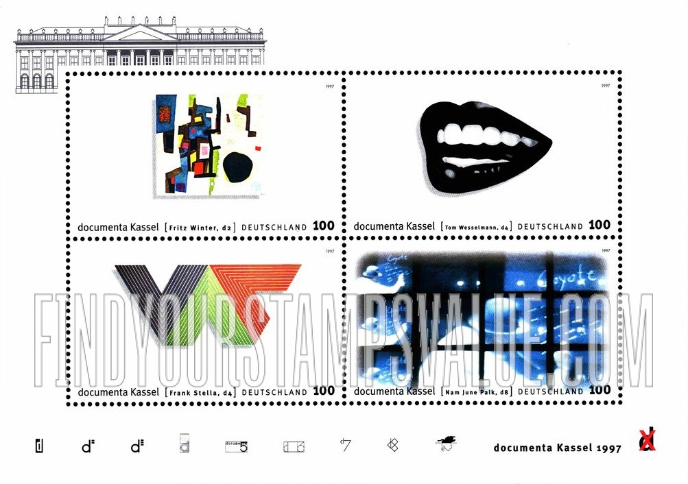 FindYourStampsValue: “Documenta” International Exhibition of Modern Art, Kassel