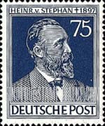 FindYourStampsValue: 50th Death Anniversary of Heinrich von Stephan, the First Postmaster General of the German Empire