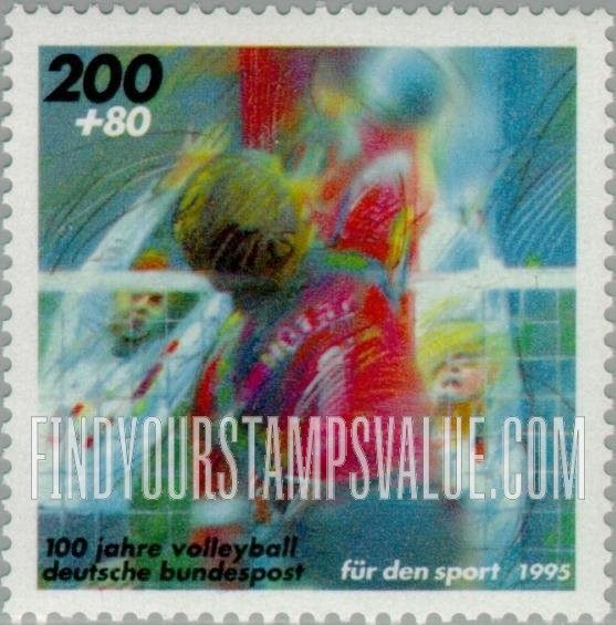 FindYourStampsValue: SEMI-POSTAL - Sports: Volleyball