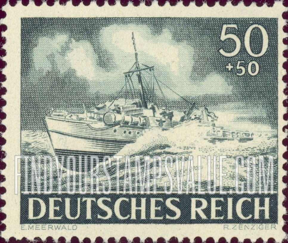 FindYourStampsValue: SEMI-POSTAL - Speed boat