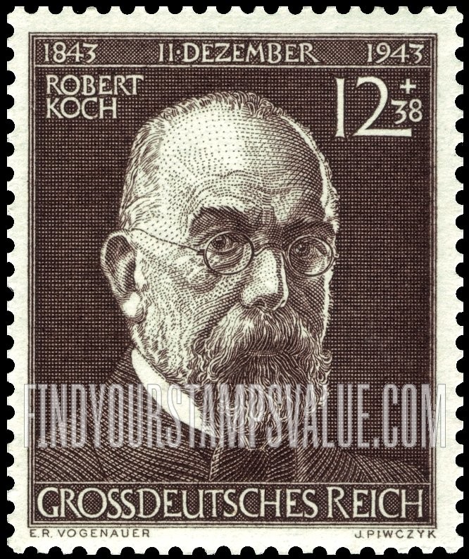 FindYourStampsValue: SEMI-POSTAL - Dr. Robert Koch