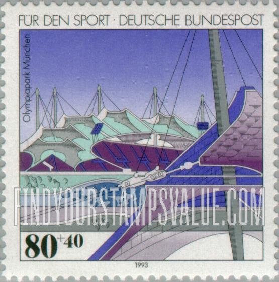 FindYourStampsValue: SEMI-POSTAL - Sports: Olympic Park, Munich