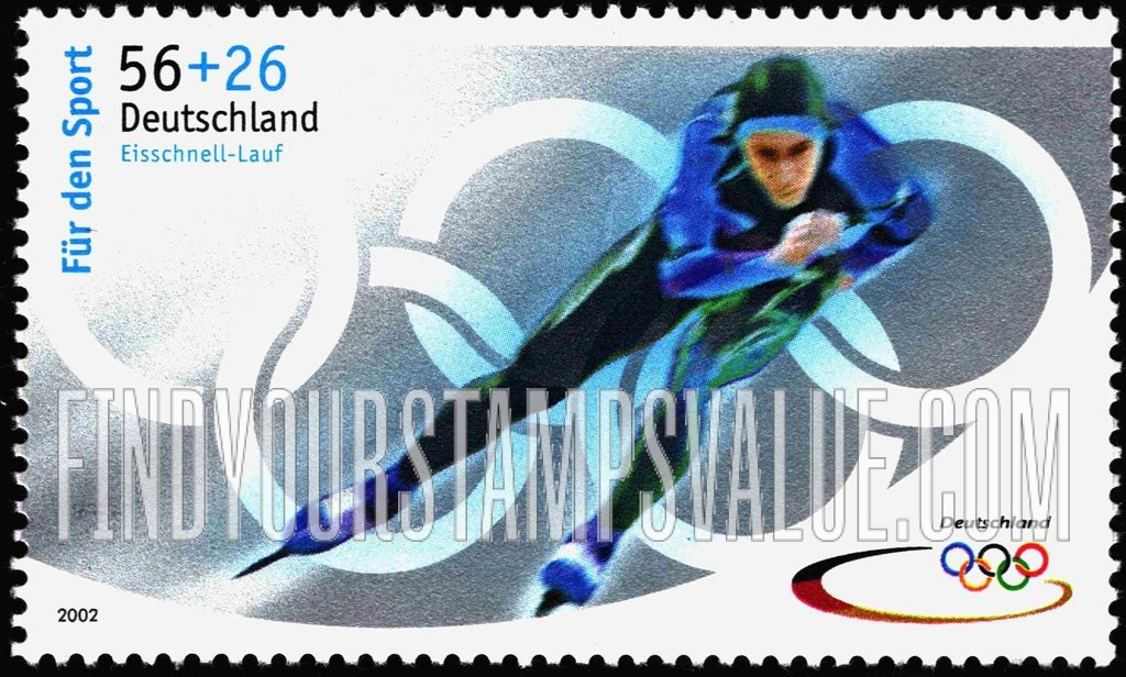 FindYourStampsValue: SEMI-POSTAL - Winter Olympic Sports: Speed skating