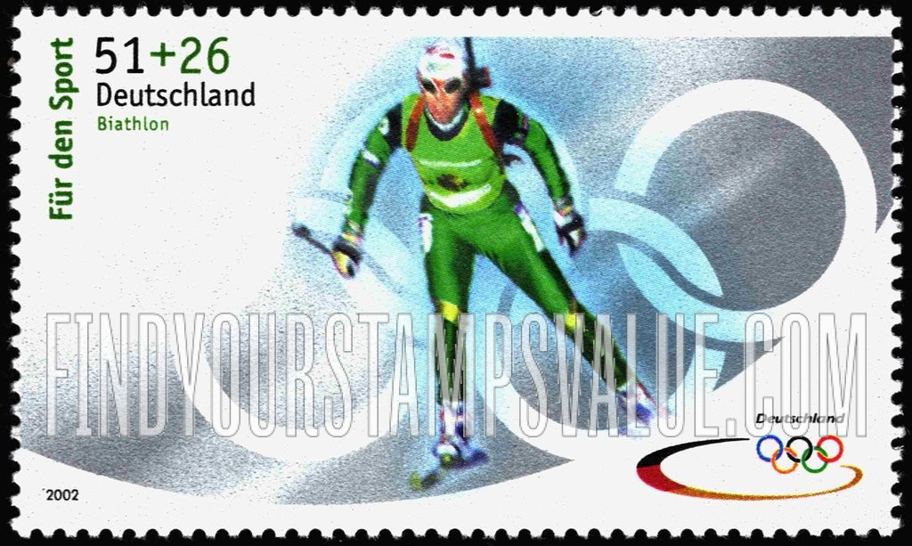 FindYourStampsValue: SEMI-POSTAL - Winter Olympic Sports: Biathlon