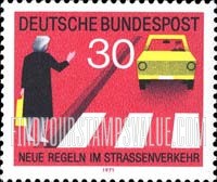FindYourStampsValue: New Traffic Rules, Traffic Signs - Observe Pedestrian Crossings