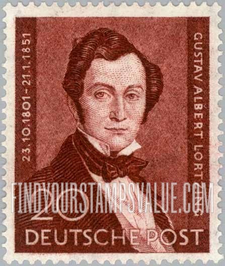 FindYourStampsValue: BERLIN - Albert Lortzing