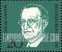 FindYourStampsValue: Alcide de Gasperi