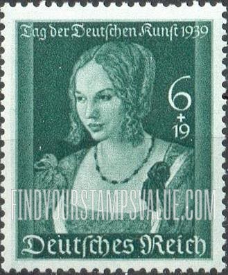 FindYourStampsValue: SEMI-POSTAL - “Venetian Woman” by Albrecht Dürer