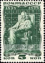 FindYourStampsValue: Russia: USSR - Dmitri Ivanovich Mendeleev
