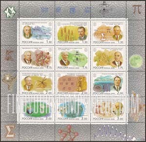 FindYourStampsValue: Russia: Russian Federation - National Scientific Milestones in the 20th Century