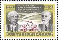 FindYourStampsValue: Russia: USSR, 75th Anniversary of the Moscow Arts Theater - K.S.Stanislavski and V.I.Nemirovich-Danchenko