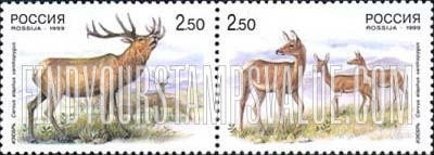 FindYourStampsValue: Russia: Russian Federation, Europa - Red Deer