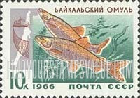 FindYourStampsValue: Russia: USSR, Fish Resources of Lake Baikal - Two Baikal Cisco
