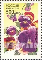 FindYourStampsValue: Russia: Russian Federation, Flowers - Viola Wittrockiana