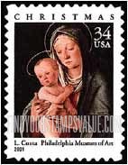 FindYourStampsValue: CHRISTMAS - Virgin and Child, Self-Adhesive stamp