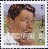 FindYourStampsValue: PRESIDENT RONALD REAGAN, Self-Adhesive stamp