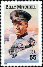 FindYourStampsValue: GENERAL WILLIAM "BILLY" MITCHELL, Aviation Pioneer, Self-Adhesive stamp