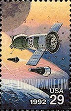 FindYourStampsValue: SPACE ACCOMPLISHMENTS - Soyuz, Mercury and Gemini spacecraft