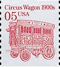 FindYourStampsValue: CIRCUS WAGON 1900s - Transportation Coil