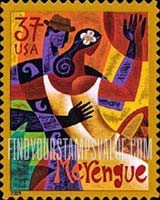 FindYourStampsValue: LET'S DANCE - Merengue, Self-Adhesive stamp