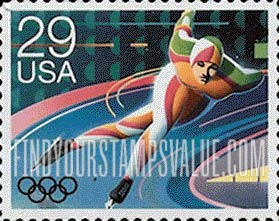 FindYourStampsValue: WINTER OLYMPICS - Speed Skating