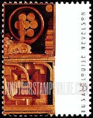 FindYourStampsValue: LOUISE NEVELSON, SCULPTOR - Royal Tide I