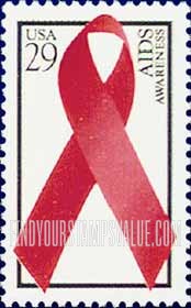 FindYourStampsValue: AIDS AWARENESS