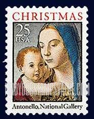 FindYourStampsValue: CHRISTMAS - Madonna and Child
