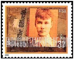 FindYourStampsValue: WOMEN IN JOURNALISM - Nellie Bly, Self-Adhesive stamp