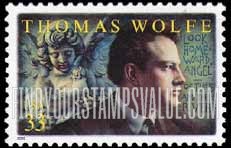 FindYourStampsValue: LITERARY ARTS SERIES - Thomas Wolfe, Novelist