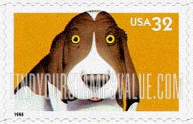FindYourStampsValue: BRIGHT EYES - Dog, Self-adhesive stamp